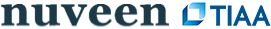 Logos for Nuveen and TIAA